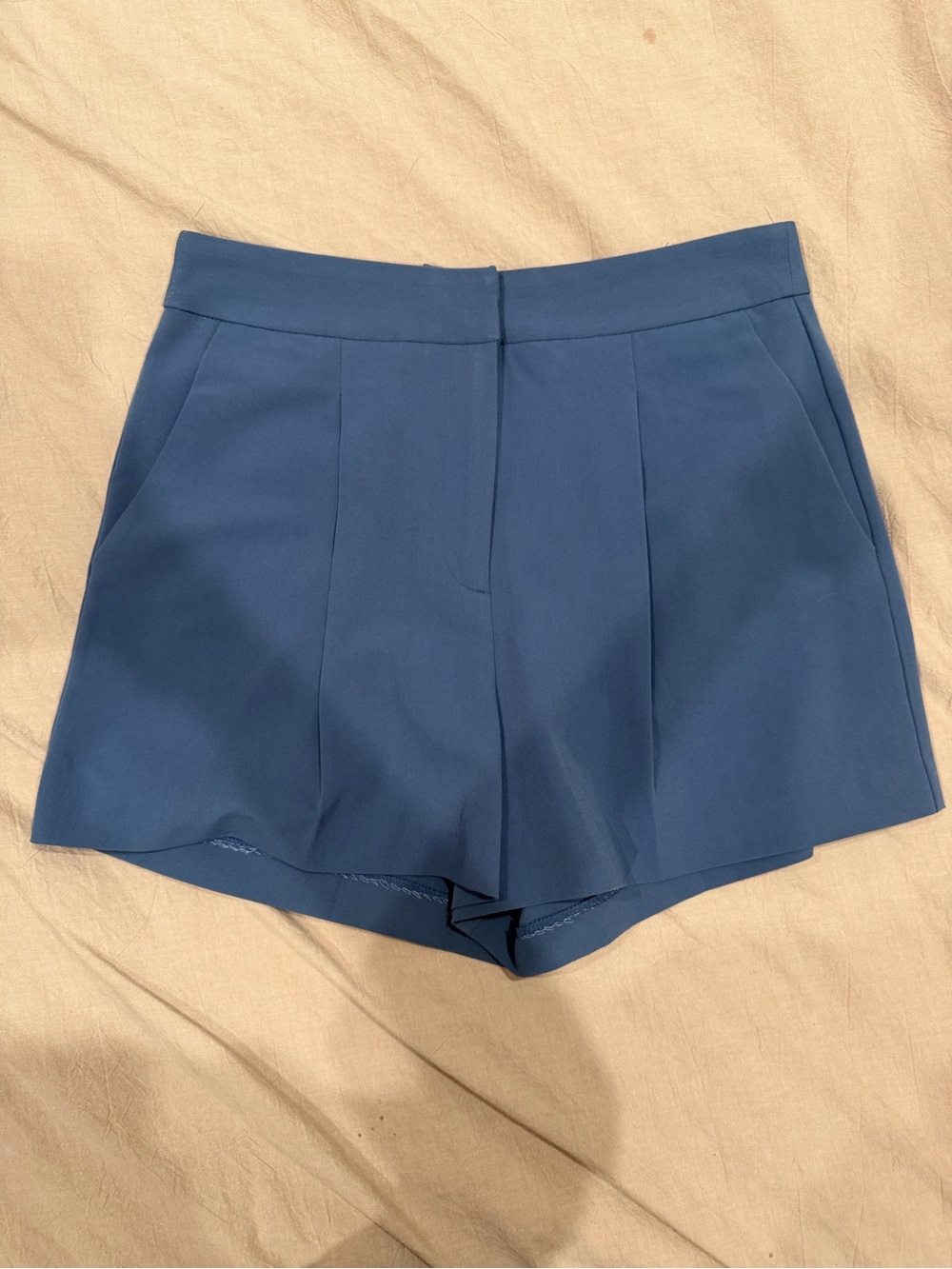 ASOS Navy High-Waist Tailored Women's Shorts
